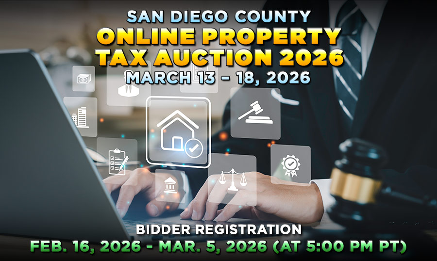 online property auction March 13 - 19, 2026