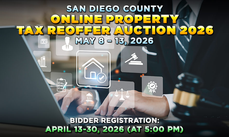 online property auction March 13 - 19, 2026